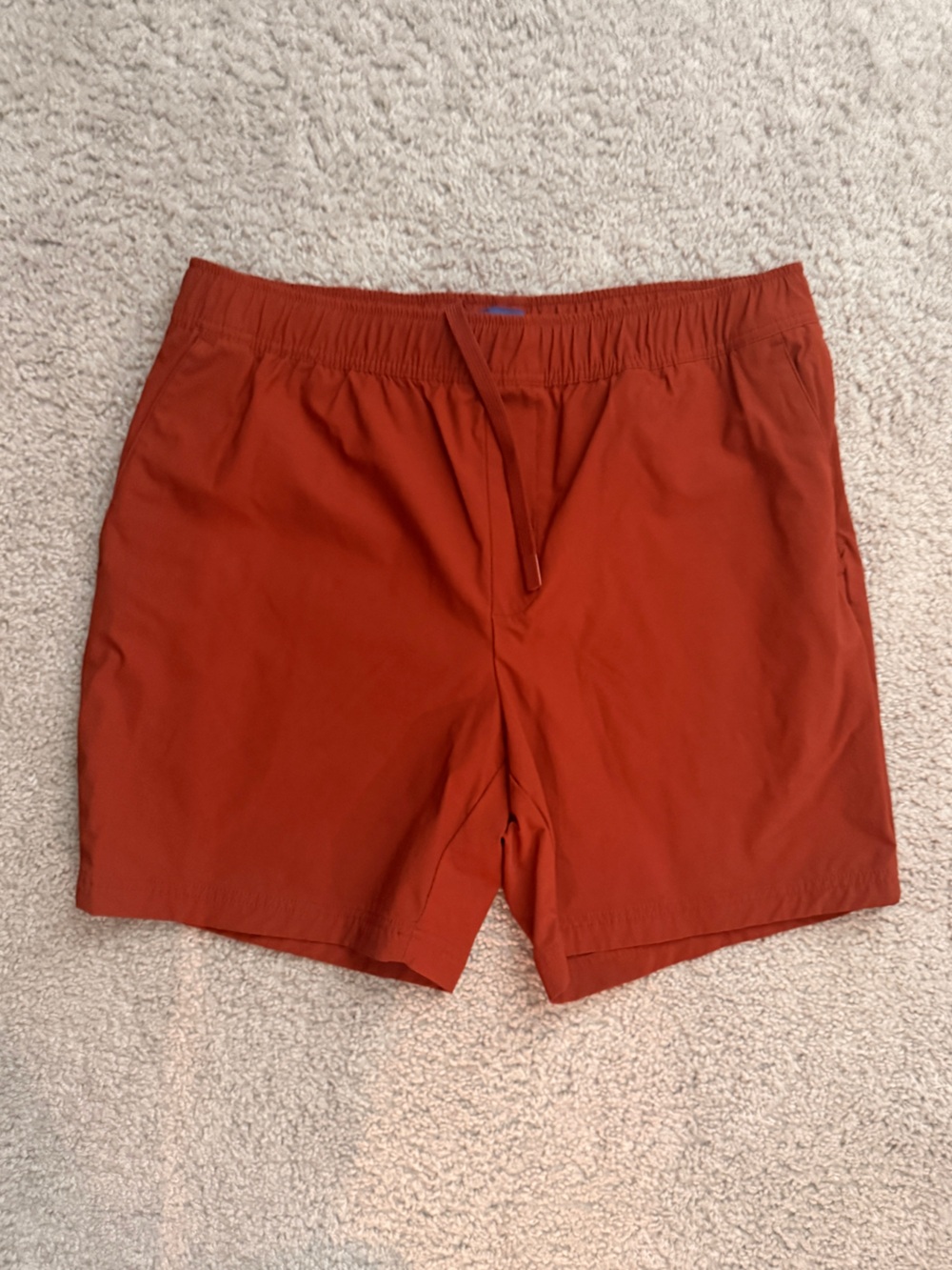 Apt. 9 Rust Orange Athletic Drawstring Shorts
